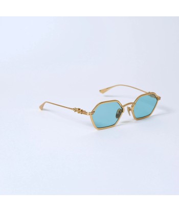 Gold Octagonal Sunglasses