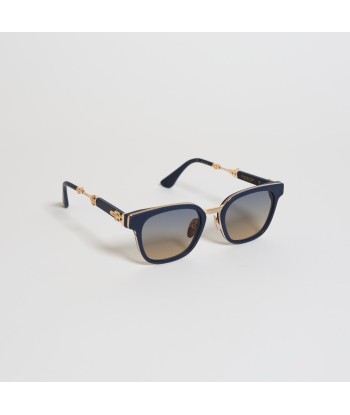 Navy blue brow-rimmed...